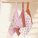 2 x Wet Bag,Wet Dry Bag,Wet Bag for Swimsuit,With Two Zipper Wet dry Pouch,Waterproof Reusable Rainbow Multicolored Leaf