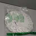 12 Inch Gold Paper Doilies Lace Round Foil Paper Placemats Doily Paper Pad for Cakes Desserts Crafts Party Wedding Tableware Decoration (100 Pack)