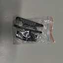 Double Socket Arm Connects to 17mm Ball Head Adapter Mount Compatible with Garmin GPS Mount RAM Mounts Car Bike Motorcycle Phone Holder Tablet Holder 17mm Dual Socket Arm (Black)