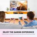 2 x FANPL Grips for Nintendo Switch 2 Joy Con Controller, Ergonomic Design for Switch 2 Joycons Hand Grip with 4 Thumb Grip Caps (2 pack) (Blue-Orange)