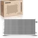 A-Premium Air Conditioning A/C Condenser Compatible with Nissan Sentra 2007-2012, 2.0L 2.5L, Replace# 92100ZE80A