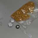 500 Pcs Octagon Sealing Wax Beads Gold Wax Seal Beads with 4 Pcs Tea Candles and 1 Pcs Wax Melting Spoon for Crafts Letter Wine Greeting Cards Sealing