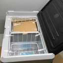 EUHOMY 12 Volt Refrigerator, 37QT(35L) Electric Cooler, Portable Freezer 12V/24V DC 110-240V AC, 12V Fridge -4~68, 12V Cooler with Wheels & 2 Baskets for Travel, Truck, Boat, Camping