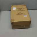 Creative Co-Op Conical Stoneware Bud Vases in Crackle Glaze, Olive/Terracotta Tones, Set of 4