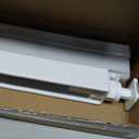 LazBlinds No Drill Blackout Cellular Shades, 30.5" W x 64" H, White