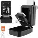 Piclafe SL-591 Car Window Lock Box for Turo, Car Key Lock Box with Emergency Access Key Design, 4-Digit Combination Car Lock Box Fit for Ride Share, Turo, GetAround(New Version)