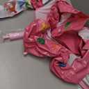 ZIZZ Baby Pool Float with Canopy - 2025 New Inflatable Baby Swim Float with UPF50+Sun Protection, Baby Infant Pool Float with Toy Play Console Adjustable Seat for Toddler Kids Aged 6-36 Months (Pink)