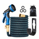 50FT Expandable Water Hose – Flexible Lightweight No-Kink Garden Hose for Outdoor Watering, Car Wash, Lawn & Yard with Leakproof Brass Fittings, Durable Expanding Water Hoses