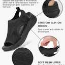 Women Walking Sandals Arch Support Orthotic Comfortable Plantar Fasciitis Non-slip Casual Open Toe Sport Sandals for Athletic Summer Beach, size: 37.5