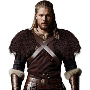 Junova Viking Style Cape Shawl Exquisite Medieval costume cosplay
