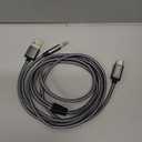 CableCreation USB C to 3.5mm Audio Cable with USB Charging Cable, Car Aux Cable, Type C to Aux Jack Headphone Car Stereo with 18W Charge for iPhone 16 15 Pro Max Plus, Galaxy S24/S23+, Pixel 9/8/7+