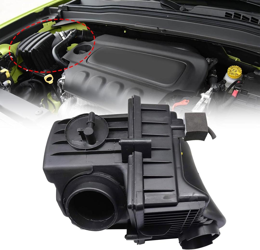 SecosAutoparts Engine Air Cleaner Housing Filter Compatible with Jeep Renegade 1.4L L4 2015-2018# 68405395AA 68333690AA