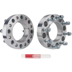 KAC 8x6.5 Hub Centric Wheel Spacer 1.5 Inch for Silverado 1500, Silverado 2500 HD, Sierra 1500, Silverado 1500 Classic, Silverado 2500, 117mm Hub Bore & M14x1.5 Studs, 8 Lug Forged Spacer, 2PCS