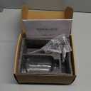 Homelistic Syrup Dispenser for Coffee Bars, Set of 2 Glass Syrup Bottles with Black Pumps, 16.9 oz 500 ml, Coffee Bar Accessories, Includes Sugar Free Coffee Syrup Labels in Black