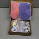 12 Pcs Microphone Candy Tubes Kpop Themed Birthday Party Decor 10'' Fake Plastic Microphone Prop Toy with Stickers for Karaoke Disco Singer Stage Favors, Candy Not Included (Purple, Pink, Blue)