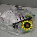 Solar Wind Spinners Outdoor with Lights Sunflower Garden Outdoor Decor Yard Lawn Art Decor for Patio Kinetic Windmills Unique Gifts for Friends and Family 60.63'' H x 13.38'' Dia 360 Rotation