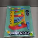 Durable Pound A Ball Toys for Toddler, Stacking, Learning, Active, Early Developmental Hammer Montessori Toys, Fun Gifts for Boy & Girl - STEM Educational Toy - Great Birthday Gift Ages 1 2 3