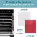 COSORI Food Dehydrator Accessories, Fruit Leather Roll Sheets for 6 Trays CP267-FD and Other Models, BPA-Free, C267-2FR, 2 Pack