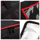 ZOOFOX Insulated Food Delivery Bag, 22" x 13" x 12" Large Waterproof Catering Supply Bag, Reusable Food Warmer Bag for Commercial Catering Transportation, Restaurant, Delivery Drivers