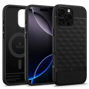 Caseology Parallax Mag for iPhone 16 Pro Case [Enhanced Ergonomic Design Case Compatible with Magsafe] Military Grade Drop Tested (2024) - Matte Black