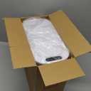 TIPGO Automatic Motion Sensor Bathroom Can with Lid, 2.6 Gallon Touchless Bin, Smart Garbage Can Plastic Slim Wastebasket for Bedroom, Office, Dorm (White)