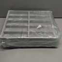 3 Pcs Sunglasses Organizer Storage Tray with 10 Grids Stackable Ice Velvet Holder Display with 10 Sunglasses Cleaning Cloth Eyewear and Watch Tray for Women (Gray)