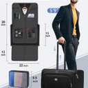 MATEIN Rolling Garment Bags for Airline Travel, Wheeled Carry On Garment Bag with Wheels & 2 Packing Cubes, Wrinkle Free Business Suit Luggage Suitcase Fits 17.3" Laptop for Men Women, Black, Medium - Carry-On