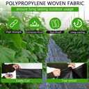 13ft x 60ft Driveway Fabric 5oz Heavy Duty, 800lbs Tensile Strength Woven Geotextile Fabric, Commercial Grade Ground Stabilization Underlayment for Road, Gravel, Erosion Control