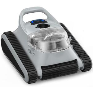 Cordless Robotic Pool Cleaner, Pool Vacuum 180W Brushless Motor, 45000Pa Suction, Wall & Waterline Climbing, Auto Path Mapping, for Inground & Above-Ground Pools up to 2150 Sq. Ft.