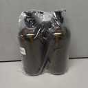 32 Ounce Glass Pump Dispenser Bottle, Large Amber Container with Pump for Shower and Bath Shampoo Soap Conditioner Lotion - 1 Liter Shower Bottles - by Kitchentoolz