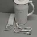 MOKKOM Nut Milk Maker, 42oz Automatic Almond Milk Machine for Homemade Plant-Based Milk, Oats, Soy, Dairy Free Beverages, Soy Milk Maker with Delay Start/Keep Warm/Self-Cleaning/Boiling, White