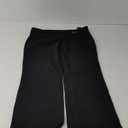 Nirlon Straight Leg Yoga Pants - Straight Leg Leggings for Women Breathable Leggings for Yoga Regular & Plus Size Pants for Gym (2XL 28" Inseam, Black)