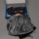 Travel Neck Pillow Stuffable with Clothes, Stuffable Neck Pillow for Travel, Packable Fillable Storage Bag for Airplane Travel, Soft Velvet Neck Pillow Case Cover (Grayish Green)