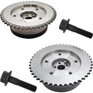 2pcs Engine Intake & Exhaust Variable Timing Sprocket Camshaft Gear for Buick Lacrosse Regal Verano, Chevy Captiva Cobalt Equinox HHR Impala Malibu, GMC Terrain, Pontiac G5 | 917-270 917-254