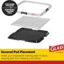 Glad for Pets Puppy Potty Training Pad Holder Tray, Fits 23 In Pads