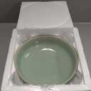 HVH 8.5 inch Large Pasta Bowls Set of 4, 46oz Big Salad Bowl Set of 4, Shallow Bowls, Dinner Bowls Set, Ceramic Bowls Set Microwave and Dishwasher Safe, Smooth glaze (Turquoise)