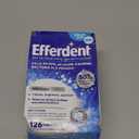 Efferdent Denture Cleaner Tablets  Deep Clean Brightening for Dental Appliances, Aligners, Mouth Guard, and Retainer Cleaner Tablets, Complete Clean, 126 Count