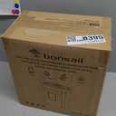 Bonsaii Paper Shredder for Home Use, 3.4 Gal Wastebasket, 6 Sheet Crosscut Paper Credit Cards, Staples, and Clips Shredder for Home Office Use, Portable Handle Design (C237-B New Version)