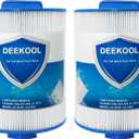 PAS50SV-F2M Hot Tub Spa Filter Cartridge, Compatible with Unicel 6CH-502, Filbur FC-0311, Master Deluxe M60506, Magnum AR50, Baleen AK-90161, Excel Filters XLS-604 Artesian Spas Filter, 2 Pack