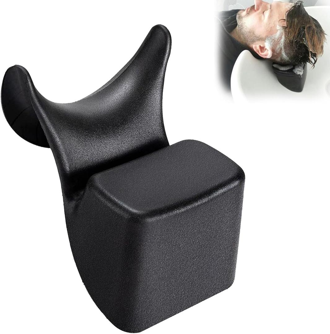 Silicone Shampoo Bowl Neck Cushion - Ergonomic Salon Hair Washing Neck Support Pillow, Non-Slip Shampoo Tray Neck Rest for Spa and Salon Basins, Comfortable Hairdressing Sink Accessory for Hair Care