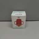 VOPHIA Senior Water Cup Sippy Cups for Elderly, Safe Silicone Spill Proof Cups with 2 Handles Straw and Lid for Adults for Hospital Patients, Elderly, Pregnant, and Disabled (Orange-1 Pack)