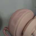 Wireless Headset with AI Noise Cancelling Microphone Bluetooth Headset - Bluetooth V5.2 Headphones with USB Dongle, Charging Base & Mic Mute for Computer/Laptop/PC/iPhone/Android/Cell Phones (Pink)