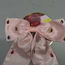 9 x Birthday Hair Bows for Women Crown Birthday Girl Hair Bow Clips Crystal Pearl Star Jeweled Big Hair Bows Pink Bow Satin Hair Ribbons Hair Accessories Gifts Party Favors (Pattern B2)