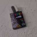 posca Markers Set, 2 Medium Paint Markers 5M – Mono Tones – Black, White, Gold, Silver