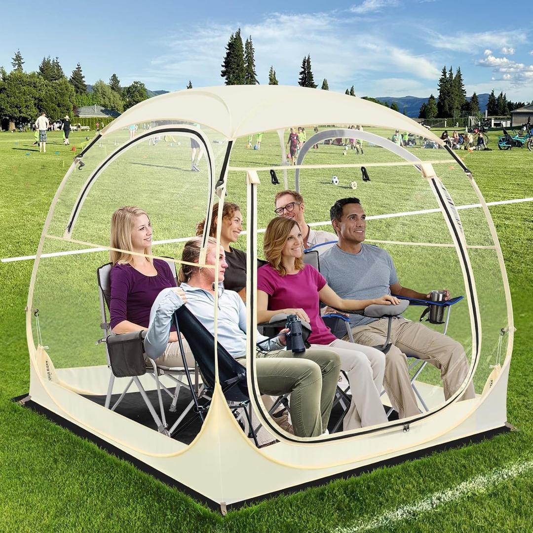 Eapele Sports Tent - Instant Pop-Up Shelter, 1-6 Person, Rain Protection for Sports, Camping, Fishing & Parades