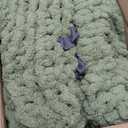 Soft Knitted Throw Blanket - 50x60 Inch Cozy & Lightweight All-Season Blanket, Wrinkle-Resistant Polyester for Couch, Bed, Sofa, Reading Nook (Green)