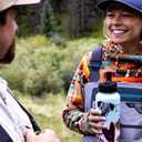 IRON °FLASK Camping & Hiking Hydration Flask with Straw, Wide Mouth Insulated Stainless Steel Sports Water Bottle - 32 oz Day & Night