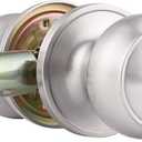 Atlas Home Security Passage Hall & Closet Non Locking Interior Door Knob