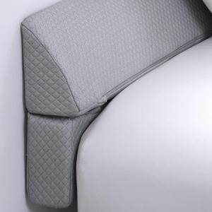 MABOZOO Pillow Wedge for Headboard Gap,Light Grey Bed Wedge Gap Filler Queen Size,Foldable Bed Wedge Pillow for Headboard,Foam Mattress Gap Filler,60"x6"x6"