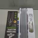 Dog Nail Grinder with 2 LED Lights Powerful 2 Speeds Super Quiet Dog Nail Trimmers with 3 Grinding Wheels Rechargeable Pet Dog Nail Clippers for Large Medium Puppy Dogs Dog Nail File Cat Nail Clipper (Black)